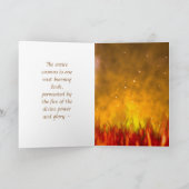 Die "YAHWEH"-Karte von Bush, die brennt Karte (Innenseite)