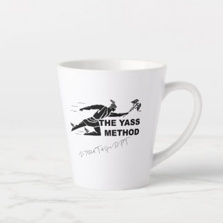 Die Yass-Methode signierte Latte Cup Milchtasse