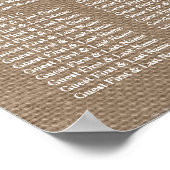 Die Yellow Sand Dollar Beach Hochzeitskollektion Poster (Ecke)