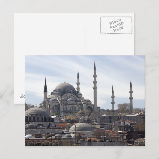 Die Yeni-Moschee Postkarte (Vorne/Hinten)