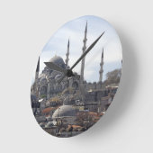 Die Yeni Moschee Runde Wanduhr (Winkel)