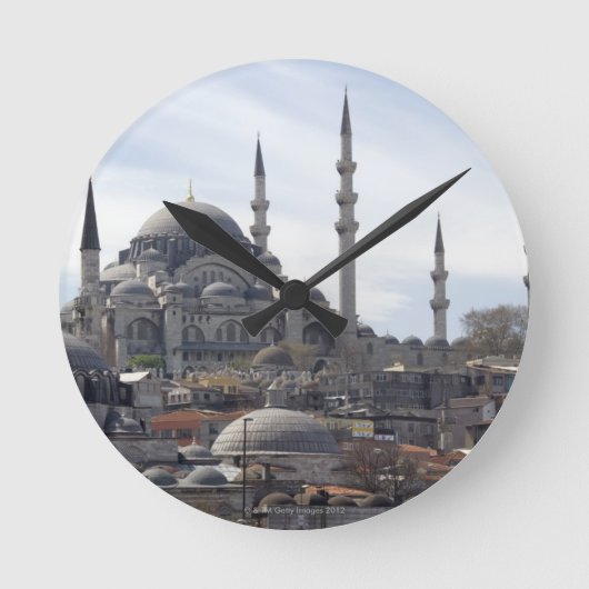 Die Yeni Moschee Runde Wanduhr (Vorderseite)