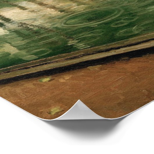 Die Yerres Rain Gustave Caillebotte Poster (Ecke)