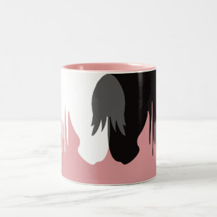 Die Yin u. Yang-Pferdc$zwei-ton Tasse