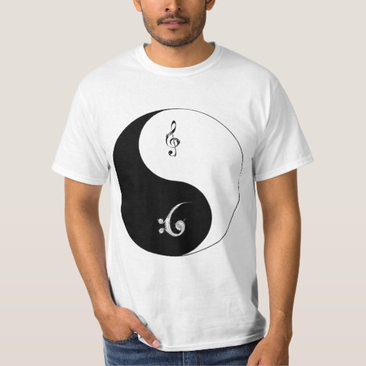Die Yin-Yang Clefs T-Shirt (Vorderseite)
