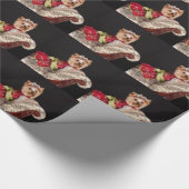 Die Yorkie Königin Geschenkpapier (Ecke)