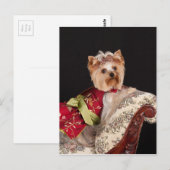 Die Yorkie Queen Postkarte (Vorne/Hinten)