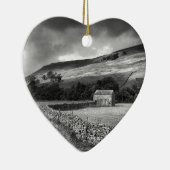 Die Yorkshire-Täler in Mono Keramikornament (Rechts)