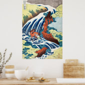 Die Yoshitsune Horse Washing Falls Poster (Küche)