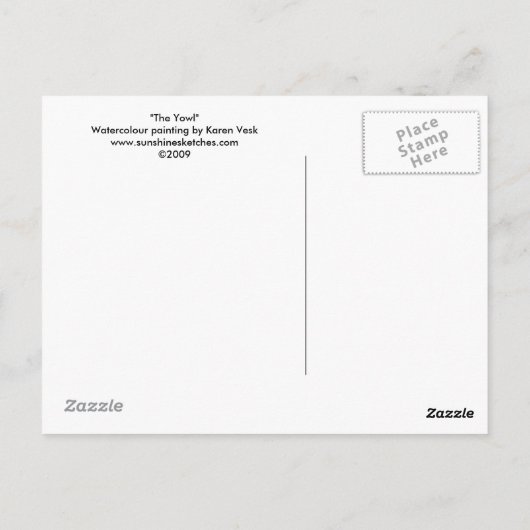 Die Yowa-Postkarte Postkarte (Rückseite)