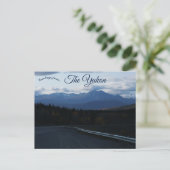 Die Yukon-Landschaft Postkarte (Stehend Vorderseite)