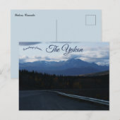 Die Yukon-Landschaft Postkarte (Vorne/Hinten)