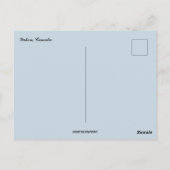 Die Yukon-Landschaft Postkarte (Rückseite)