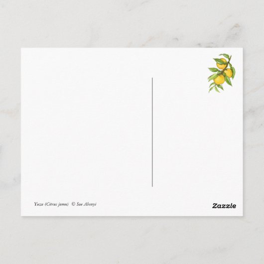 Die Yuzu-Sammlung Postkarte (Rückseite)