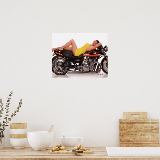 Die Z1 & Model Cassie Poster (Küche)