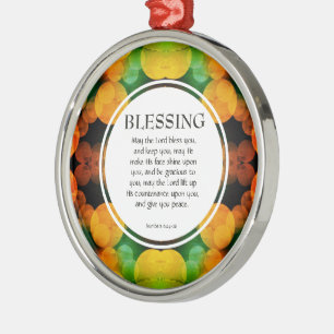 Die Zahlen 6:24-26 KÖNNEN IHNEN DEN HERRLICHEN SCH Ornament Aus Metall