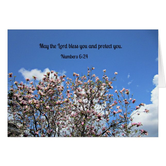 Die Zahlen 6:24 Der Herr segne dich.... (Vorderseite (Horizontal))