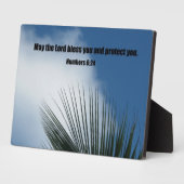 Die Zahlen 6:24 Der Herr segne dich.... Fotoplatte (Seite)