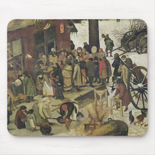 Die Zählung in Bethlehem 2 Mousepad (Vorne)