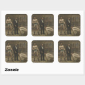 Die Zählung Quadratischer Aufkleber (Blatt)