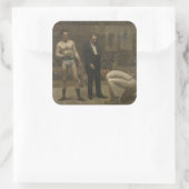 Die Zählung Quadratischer Aufkleber (Tasche)