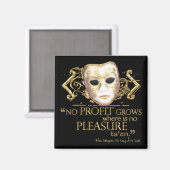 Die Zähmung des Shrew-Zitats (Gold-Version) Magnet (Vorderseite/Rückseite)