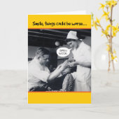 Die Zahnarztpraxis der 40er Jahre könnte 50. Gebur Karte (Gelbe Blume)