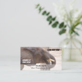 Die Zähne der Zahnärzte gegen Scham Visitenkarte (Stehend Vorderseite)