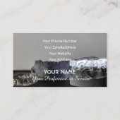 Die Zähne der Zahnärzte gegen Scham Visitenkarte (Rückseite)