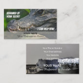 Die Zähne der Zahnärzte gegen Scham Visitenkarte (Vorne/Hinten)