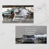 Die Zähne der Zahnärzte gegen Scham Visitenkarte (Vorne/Hinten)