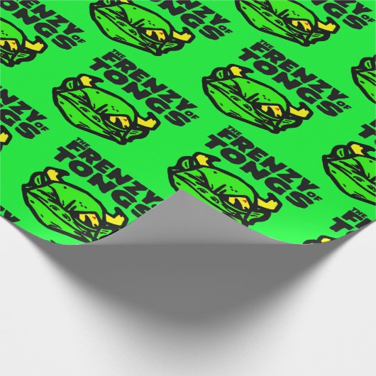 Die Zange sind umhüllt! Geschenkpapier (Ecke)