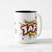 Die zap-Tasse Zweifarbige Tasse (VorderseiteRechts)