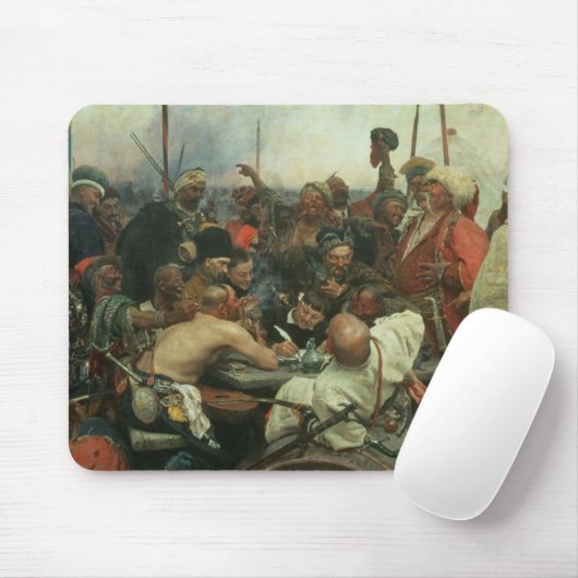 Die Zaporozhye Kosaken, die einen Brief schreiben Mousepad (Mit Mouse)