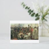 Die Zaporozhye Kossacks schreiben einen Brief Postkarte (Stehend Vorderseite)