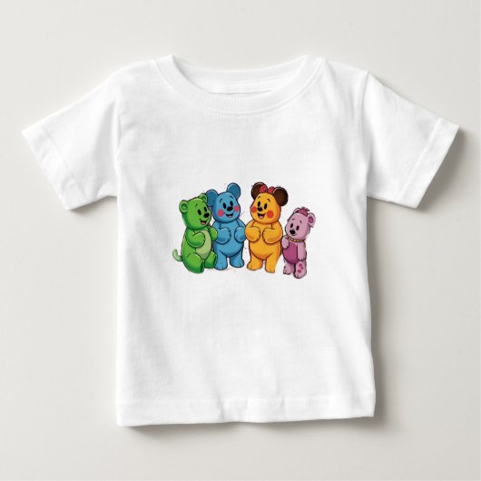 „Die Zauberbärchen – Hüter des Glitzerwalds“ Baby T-shirt (Vorderseite)