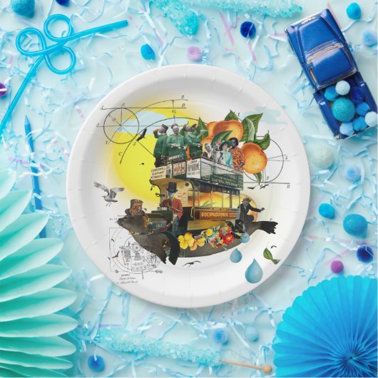 Die Zauberbussonnenversorgung Pappteller (Party)