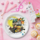 Die Zauberbussonnenversorgung Pappteller (Party)