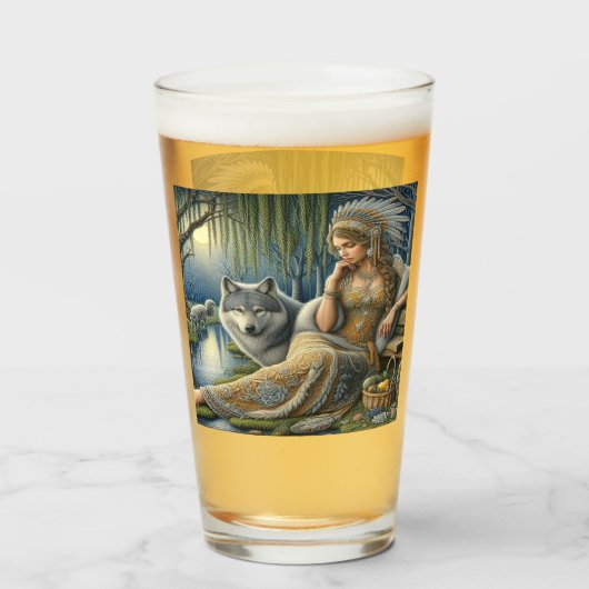 Die Zauberei Monlit im Mystischen Wald Glas (Vorne (Gefüllt))