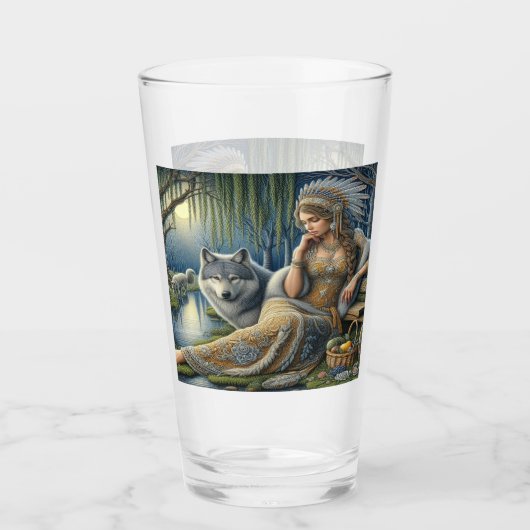 Die Zauberei Monlit im Mystischen Wald Glas (Vorderseite)