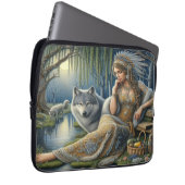 Die Zauberei Monlit im Mystischen Wald Laptopschutzhülle (Vorne Rechts)