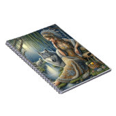 Die Zauberei Monlit im Mystischen Wald Notizblock (Rechte Seite)