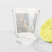 Die Zauberei Monlit im Mystischen Wald Schnapsglas (Rückseite)