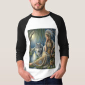 Die Zauberei Monlit im Mystischen Wald T-Shirt (Vorderseite)
