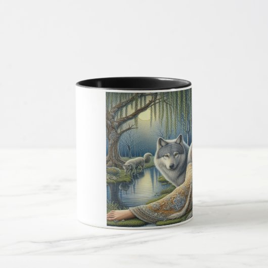Die Zauberei Monlit im Mystischen Wald Tasse (Zentrum)