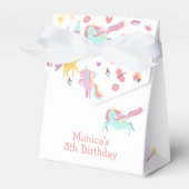 Die Zauberei Pastel Unicorn ist rund um den Geburt Geschenkschachtel (Vorderseite)
