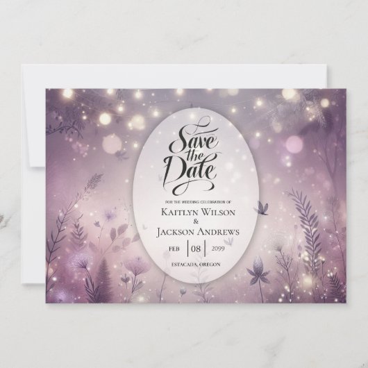 Die Zauberei von Starlit Save The Date (Vorderseite)