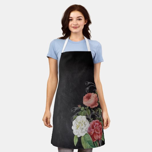 Die zauberhafte Blüte Schürze (Getragen)
