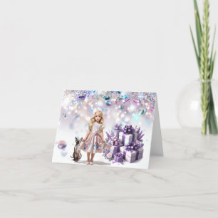 Die zauberhafte Geburtstagskarte des kleinen Mädch Ankündigung