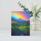 Die zauberhaften Farben der Sonnenuntergänge Postkarte (Stehend Vorderseite)